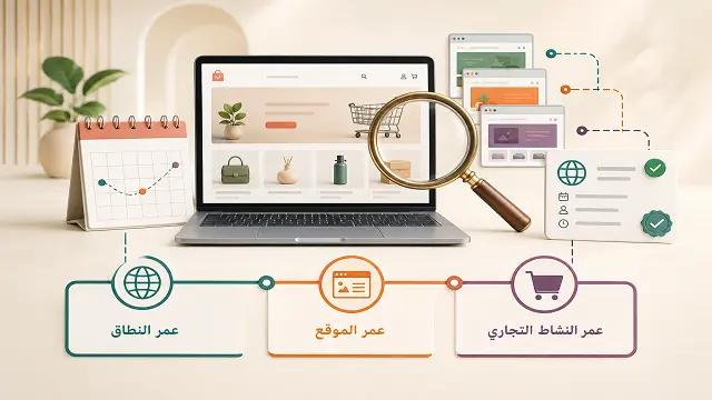 عمر المتجر الإلكتروني