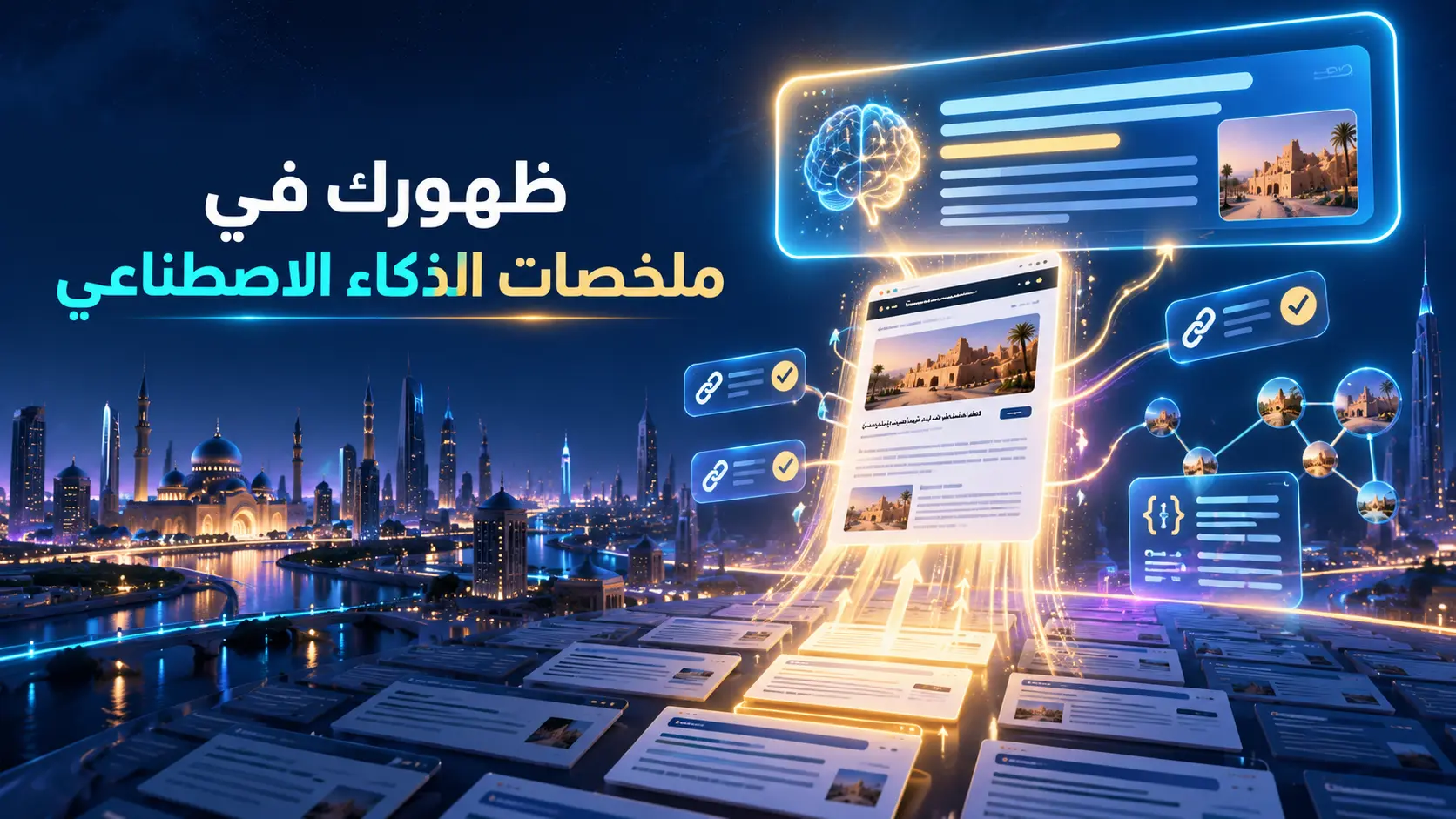ملخصات جوجل بالذكاء الاصطناعي